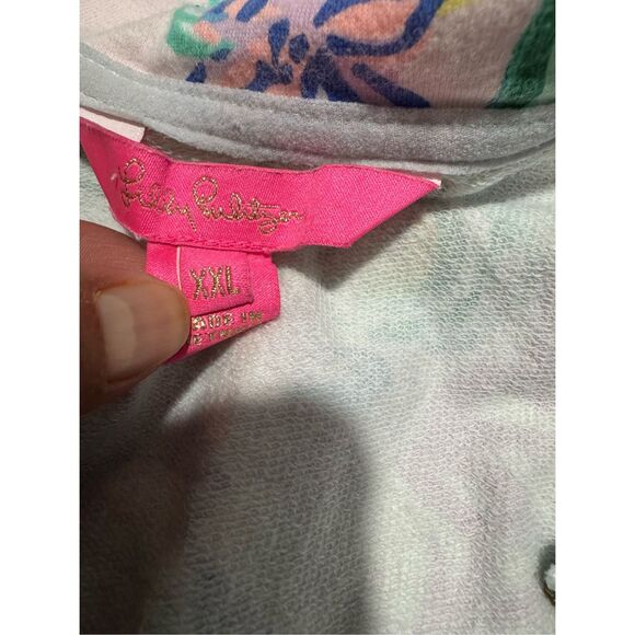 Lilly Pulitzer Mermaide in the shade popover Upf 50 + skipper sweater top XXL - Picture 4 of 9